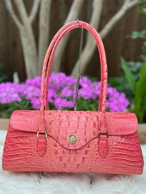 NWT Brahmin Dayan Coral Snapdragon Melbourne Purse